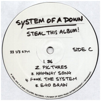SYSTEM OF A DOWN  - STEAL THIS ALBUM (2LP) | VINILO