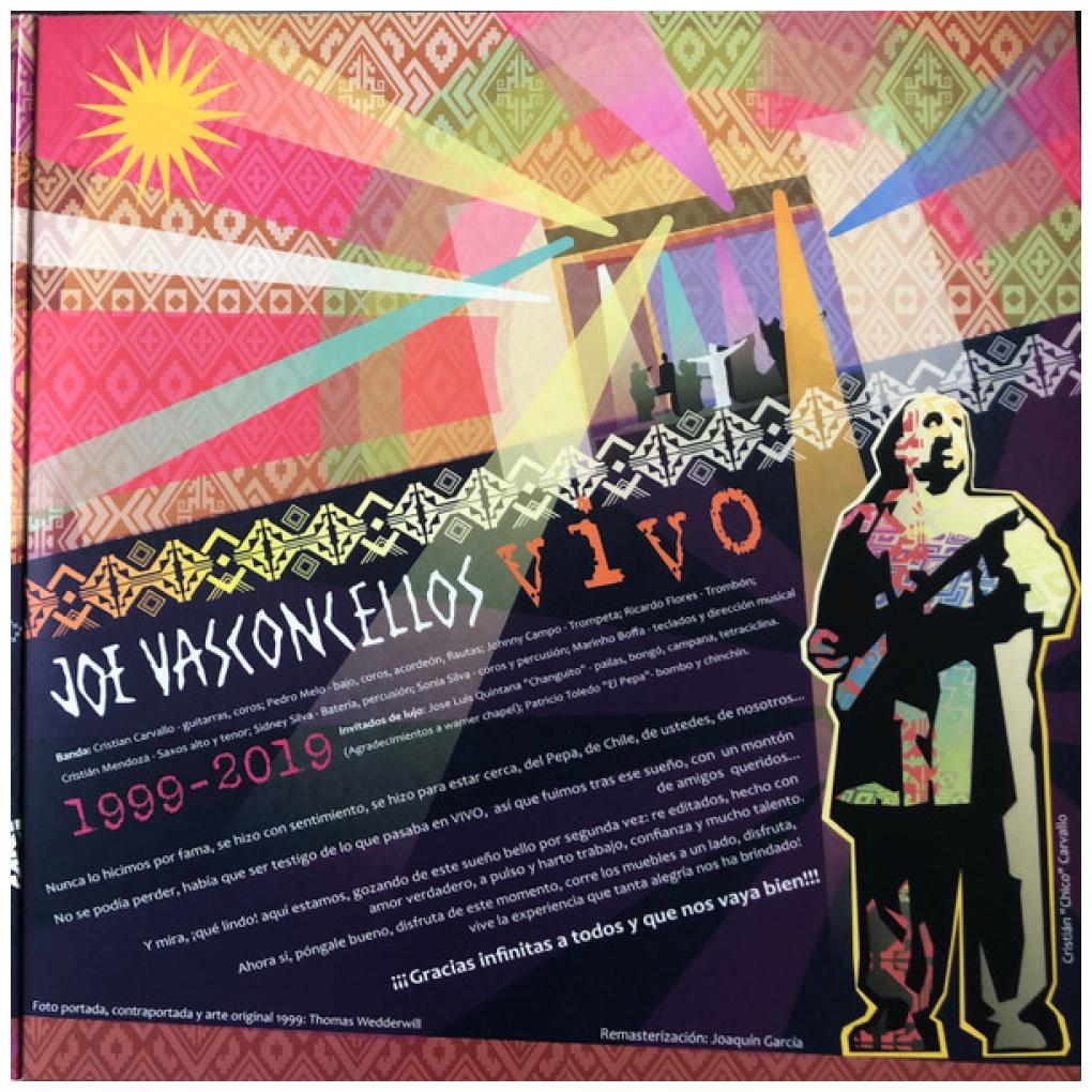 JOE VASCONCELLOS  - VIVO 1999-2019 (2LP) | VINILO