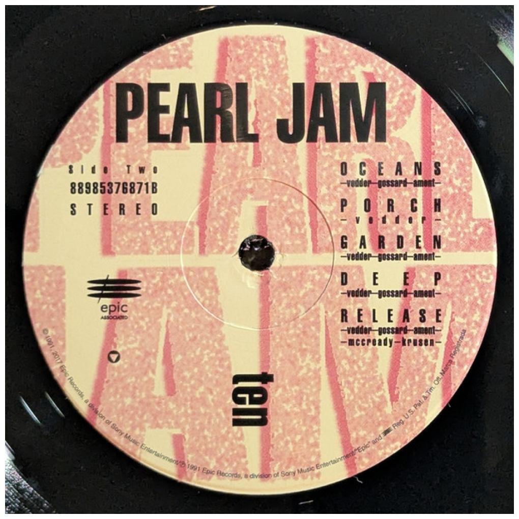 PEARL JAM  - TEN | VINILO