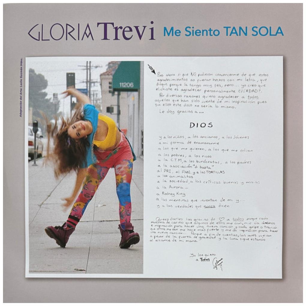 GLORIA TREVI - ME SIENTO TAN SOLA | VINILO