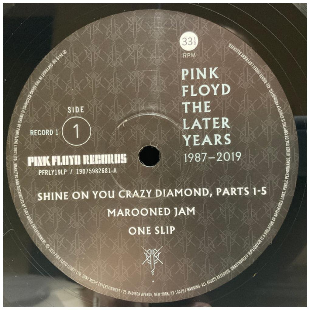 PINK FLOYD  - THE LATER YEARS 1987-2019 (2LP) | VINILO