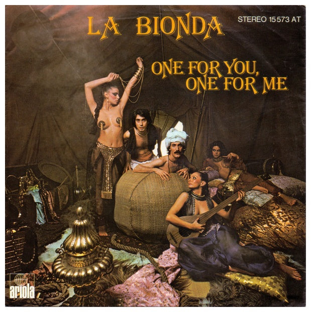 LA BIONDA - ONE FOR YOU ONE FOR ME | 7" SINGLE USADO