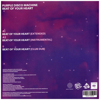 PURPLE DISCO MACHINE - BEAT OF YOUR HEART | 12" MAXI SINGLE VINILO