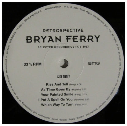 BRYAN FERRY - RETROSPECTIVE: SELECTED RECORDINGS 1973-2023 (2LP) | VINILO