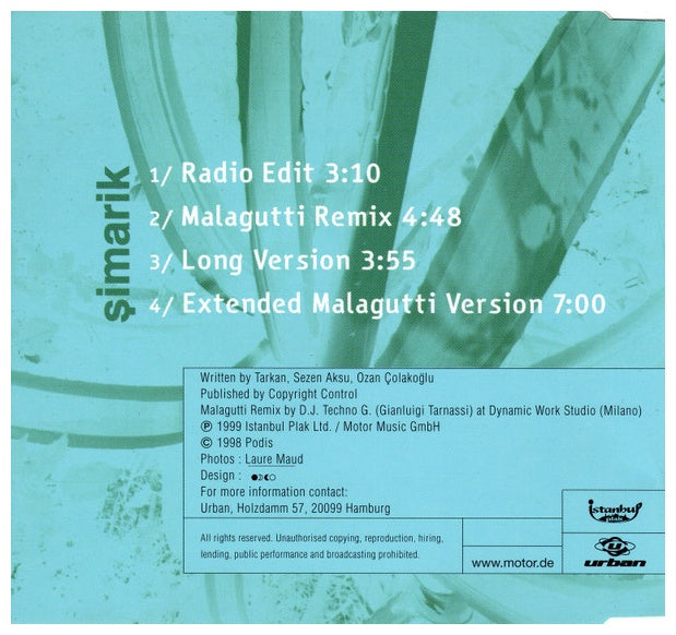 TARKAN - SIMARIK | CD SINGLE USADO