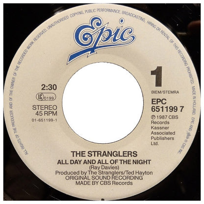 STRANGLERS - ALL DAY AND ALL OF THE NIGHT | 7'' SINGLE VINILO USADO