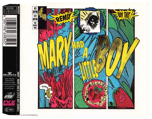 SNAP - MARY HAD A LITTLE BOY (REMIX) | CD SINGLE USADO