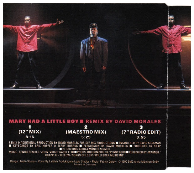 SNAP - MARY HAD A LITTLE BOY (REMIX) | CD SINGLE USADO