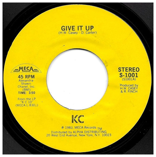 KC & THE SUNSHINE BAND - GIVE IT UP | 7" SINGLE VINILO USADO