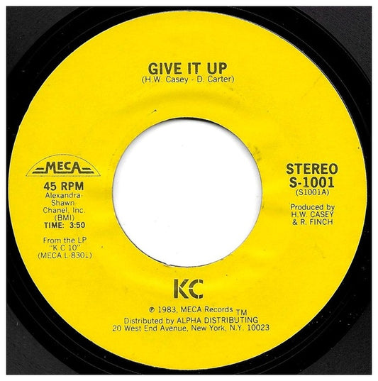 KC & THE SUNSHINE BAND - GIVE IT UP | 7" SINGLE VINILO USADO
