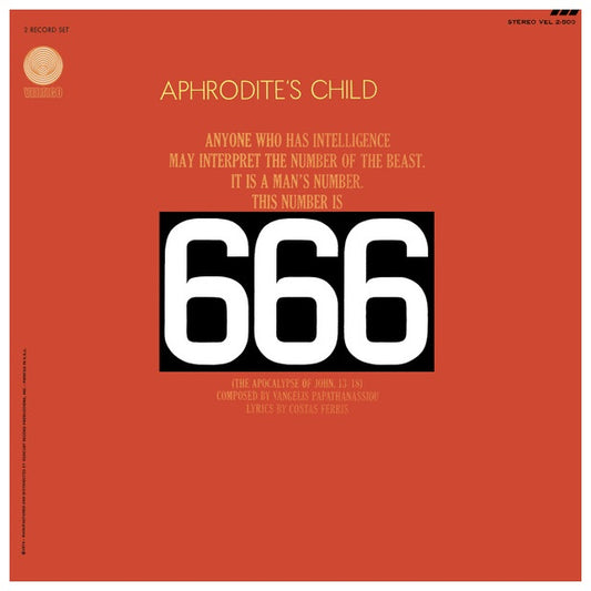 APHRODITE'S CHILD - 666 (2LP) | VINILO USADO