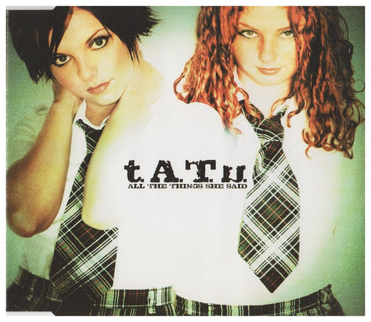 T.A.T.U. - ALL THE THINGS SHE SAID | CD SINGLE USADO