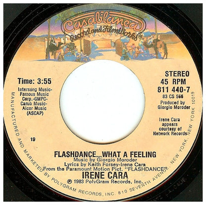 IRENE CARA - FLASHDANCE…WHAT I FEELING | 7" SINGLE USADO