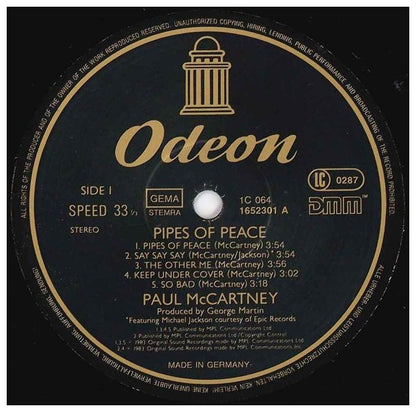 PAUL MCCARTNEY - PIPES OF PEACE | VINILO USADO