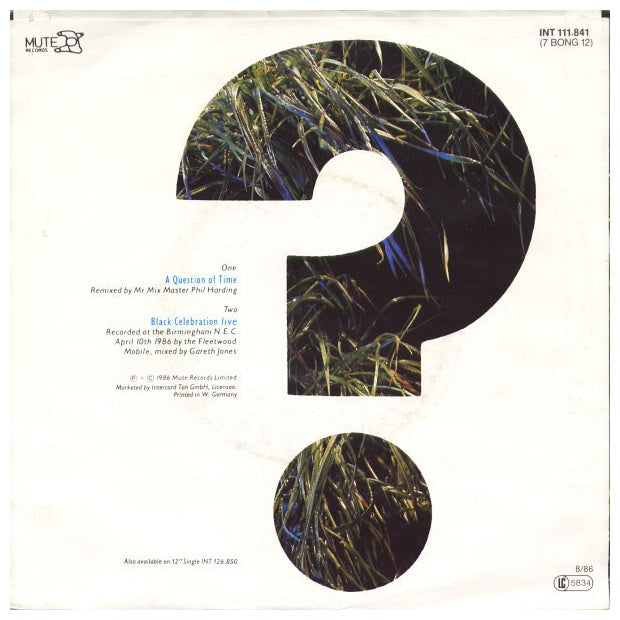 DEPECHE MODE - A QUESTION OF TIME (REMIX) | 7'' SINGLE VINILO USADO