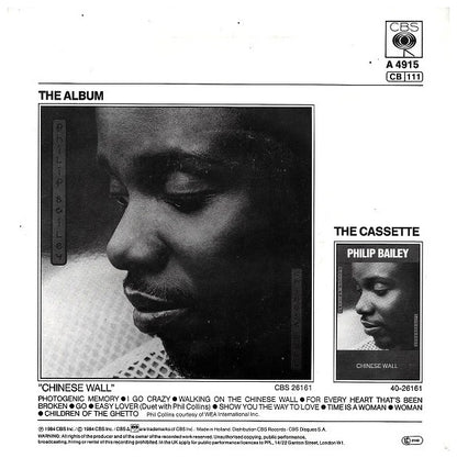 PHILIP BAILEY AND PHIL COLLINS - EASY LOVER | 7'' SINGLE VINILO USADO