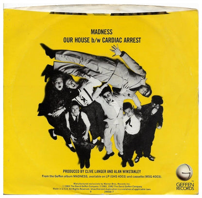 MADNESS - OUR HOUSE | 7" SINGLE VINILO USADO