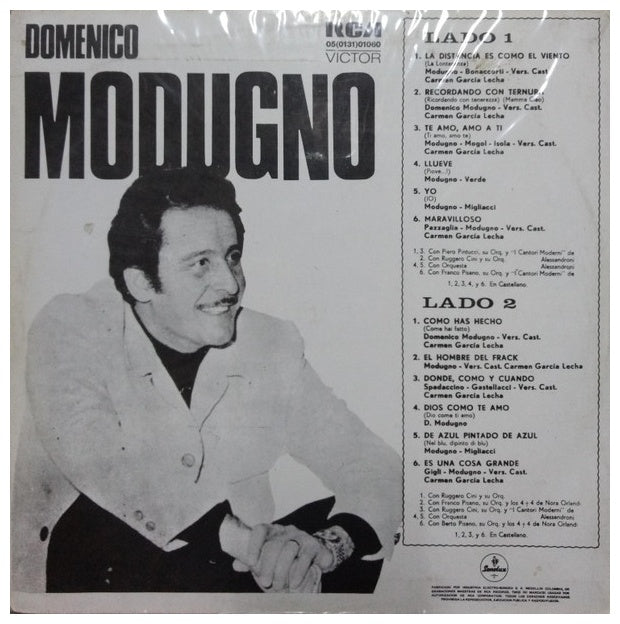 DOMENICO MODUGNO - EN CASTELLANO | VINILO USADO