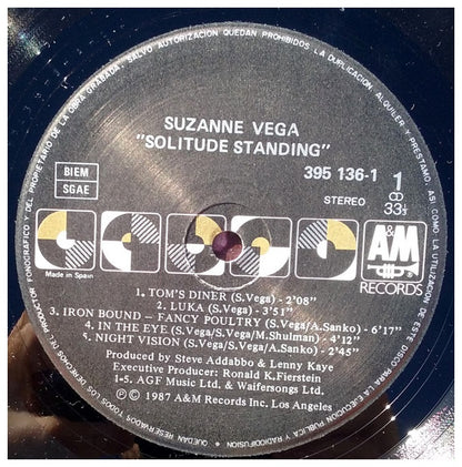 SUZANNE VEGA - SOLITUDE STANDING | VINILO USADO