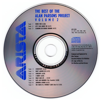 ALAN PARSONS PROJECT - THE BEST OF - VOLUME 2 | CD USADO