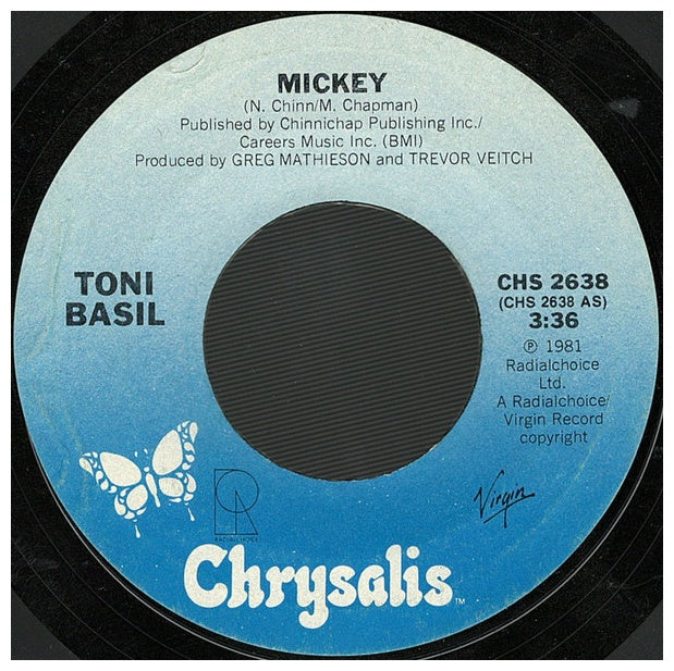 TONI BASIL - MICKEY | 7" SINGLE USADO