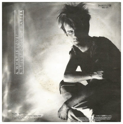HOWARD JONES - WHAT IS LOVE | 7'' SINGLE VINILO USADO