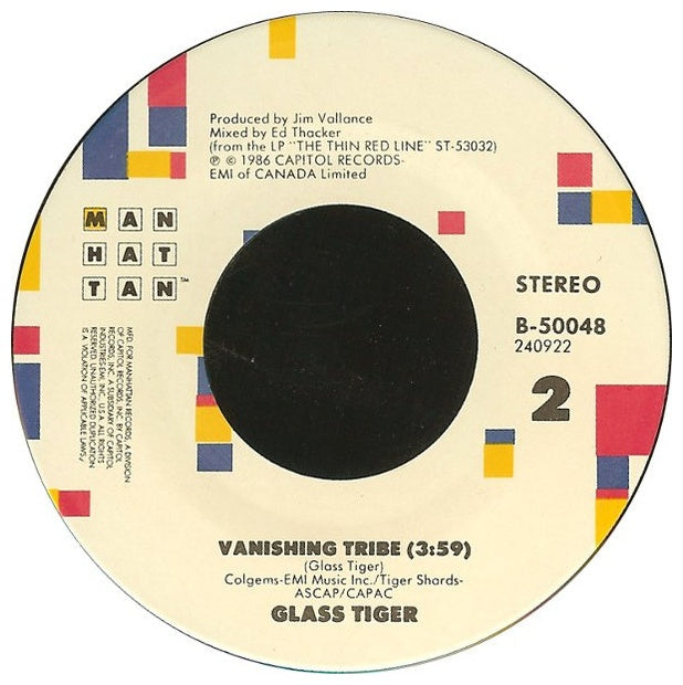 GLASS TIGER - SOMEDAY | 7" SINGLE USADO