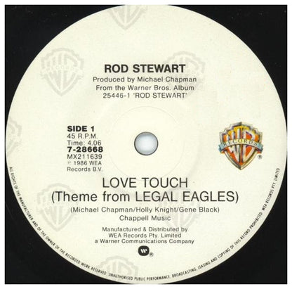 ROD STEWART - LOVE TOUCH | 7" SINGLE USADO