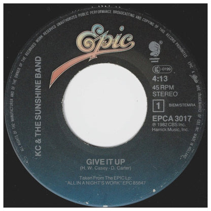 KC AND THE SUNSHINE BAND - GIVE IT UP | 7'' SINGLE VINILO USADO