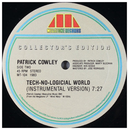 PATRICK COWLEY - TECH-NO-LOGICAL WORLD | 12" MAXI SINGLE USADO