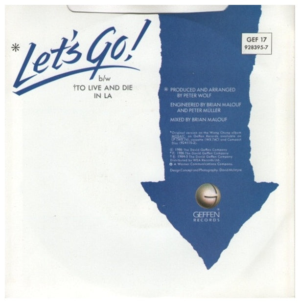 WANG CHUNG - LET'S GO | 7" SINGLE VINILO USADO