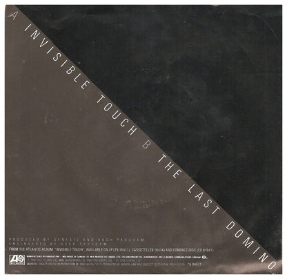 GENESIS - INVISIBLE TOUCH | 7" SINGLE USADO