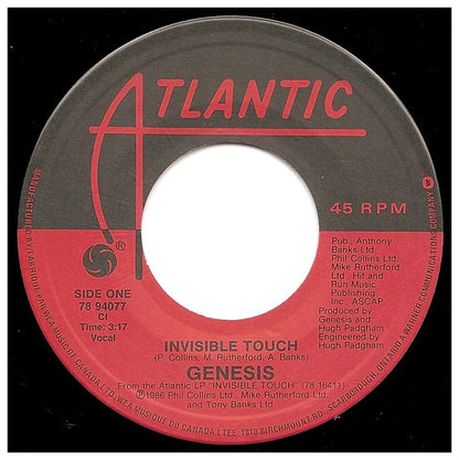 GENESIS - INVISIBLE TOUCH | 7" SINGLE USADO