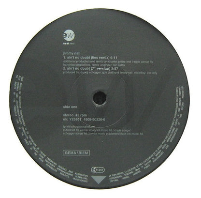 JIMMY NAIL - AIN'T NO DOUBT | 12" MAXI SINGLE USADO