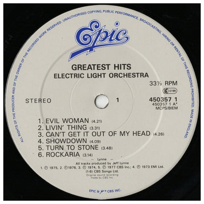 ELECTRIC LIGHT ORCHESTRA  - ELO'S GREATEST HITS | VINILO USADO