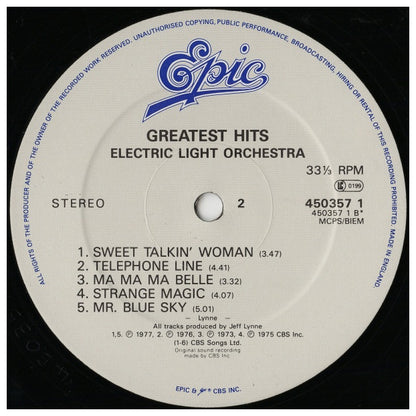 ELECTRIC LIGHT ORCHESTRA  - ELO'S GREATEST HITS | VINILO USADO