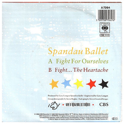 SPANDAU BALLET - FIGHT FOR OURSELVES | 7'' SINGLE VINILO USADO