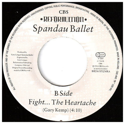 SPANDAU BALLET - FIGHT FOR OURSELVES | 7'' SINGLE VINILO USADO