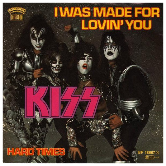 KISS  - I WAS MADE FOR LOVIN' YOU | 7'' SINGLE VINILO USADO