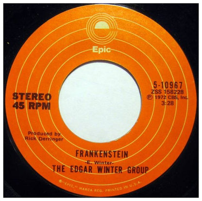 EDGAR WINTER GROUP - FRANKENSTEIN | 7" SINGLE VINILO USADO