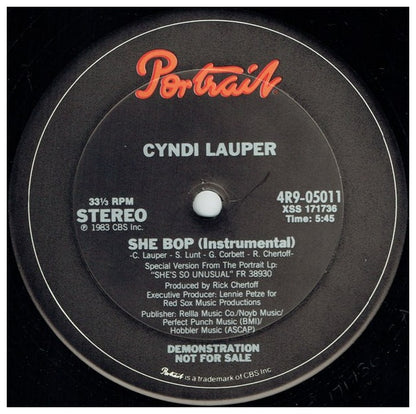 CYNDI LAUPER - SHE BOP (PROMO) | 12" MAXI SINGLE VINILO USADO