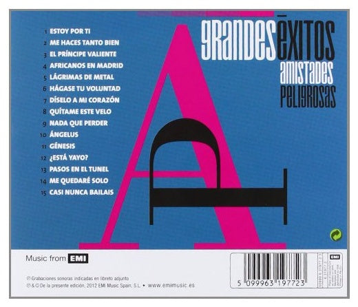 AMISTADES PELIGROSAS - GRANDES EXITOS | CD