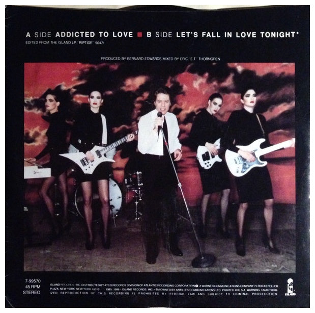 ROBERT PALMER - ADDICTED TO LOVE | 7" SINGLE VINILO USADO