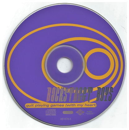 BACKSTREET BOYS - QUIT PLAYING GAMES (WITH MY HEART) | CD SINGLE USADO
