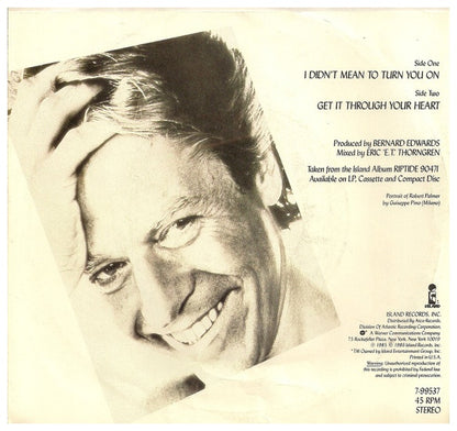 ROBERT PALMER - I DIDN'T MEAN TO TURN YOU ON | 7" SINGLE VINILO USADO
