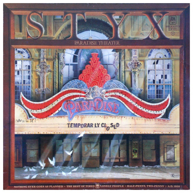 STYX  - PARADISE THEATRE | VINILO USADO