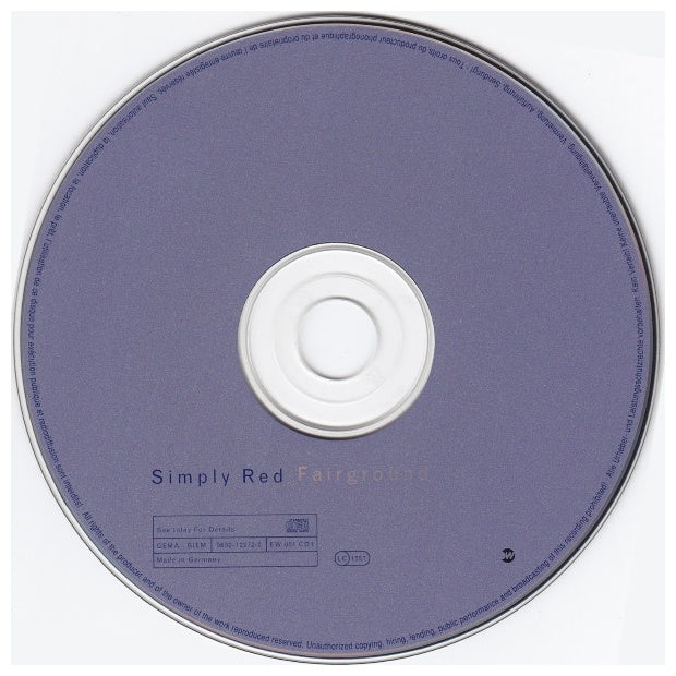 SIMPLY RED - FAIRGROUND | CD SINGLE USADO