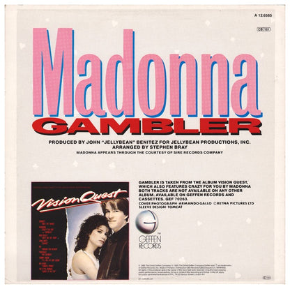 MADONNA - GAMBLER | 12" MAXI SINGLE USADO