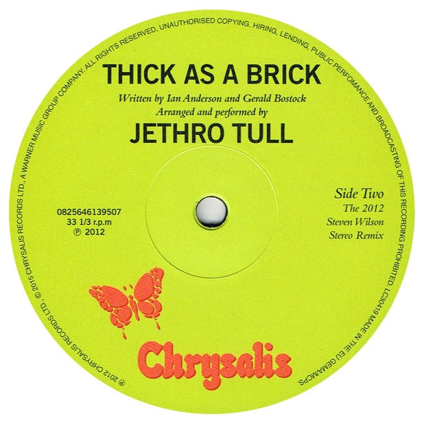 JETHRO TULL - THICK AS A BRICK | VINILO