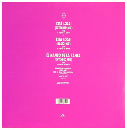 LATINO PARTY  - ESTA LOCA | 12" MAXI SINGLE USADO